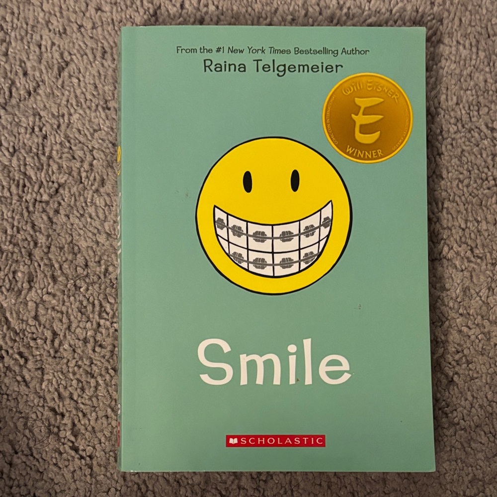 Scholastic Smile Book with Green and Yellow Cover